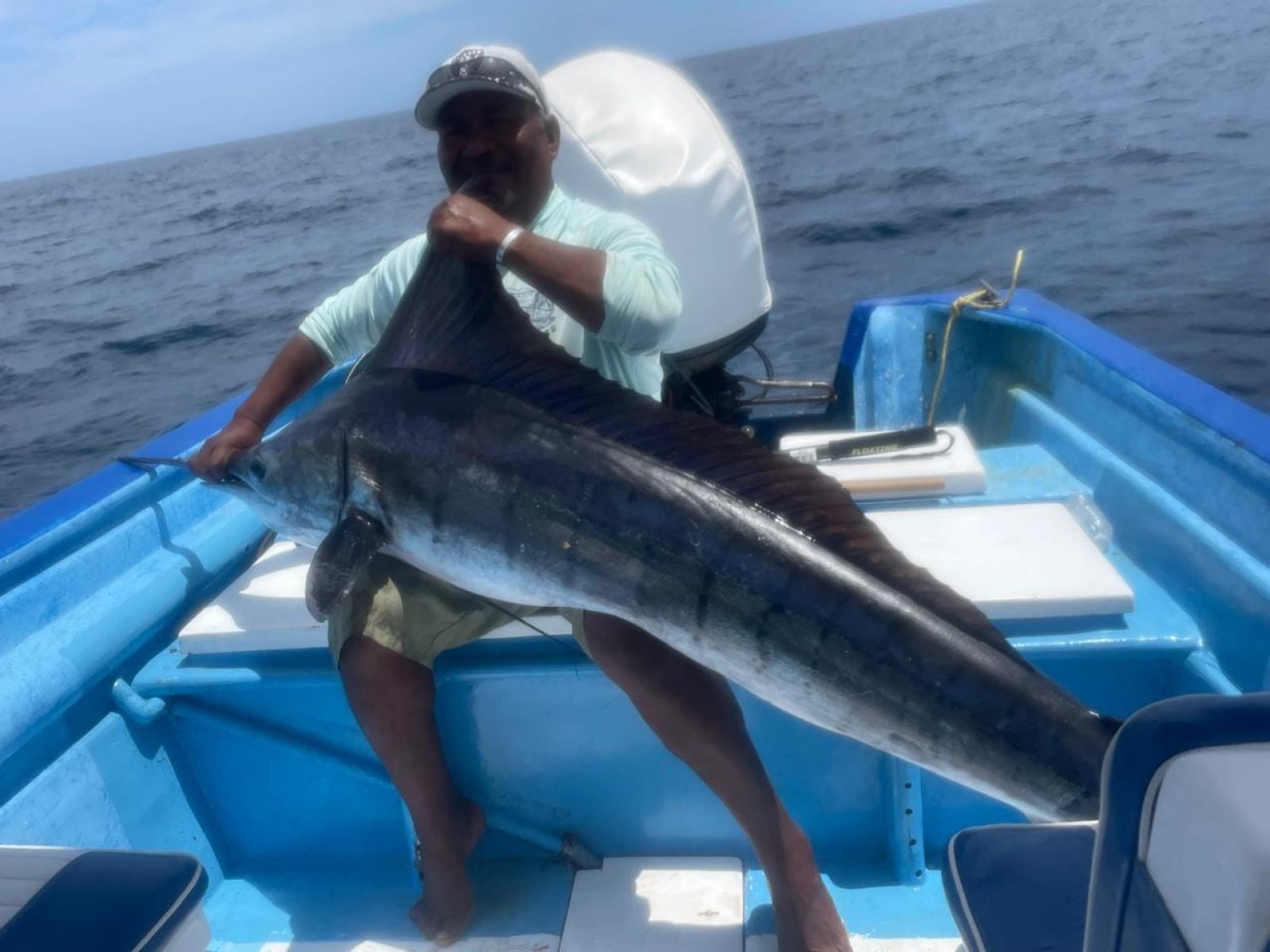 Un dorado macho pescado a bordo de Loreto Star frente a las islas de Loreto